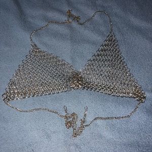 Ocean Moon chain mail bra